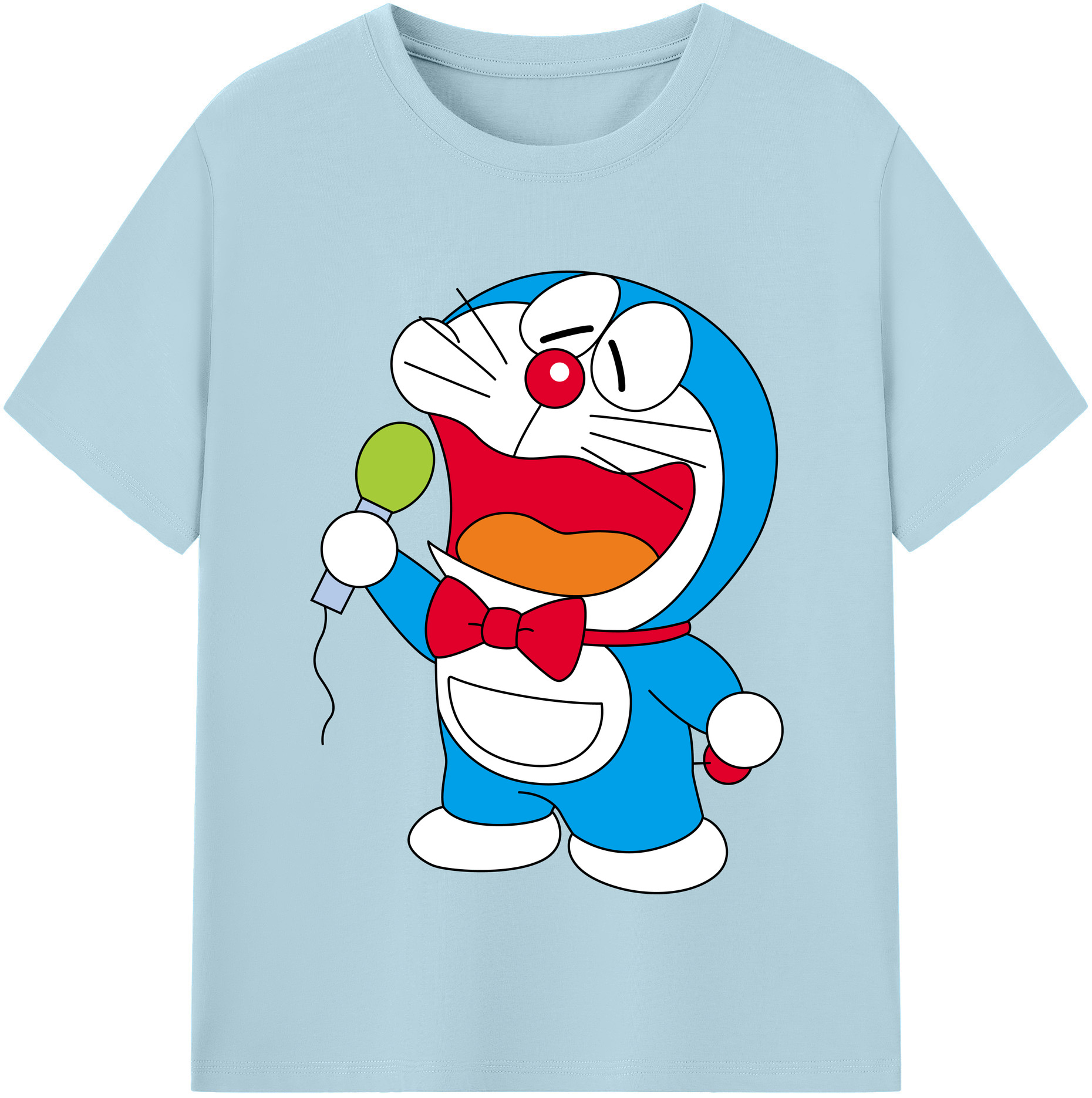 （画像用） ドラえもん Doraemon 綿100％半袖Tシャツ（フロントプリント）